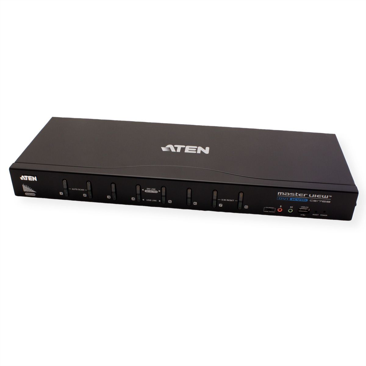 ATEN CS1768 KVM Switch DVI, USB, Audio, 8 Ports