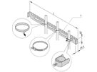 SCHROFF Varistar Cable Support Rail for Cabinet Width, 800W
