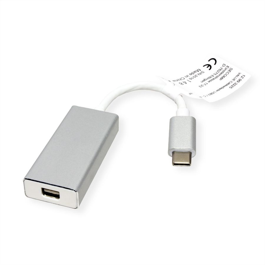VALUE Beeldscherm adapter USB Type C - Mini DisplayPort v1.2
