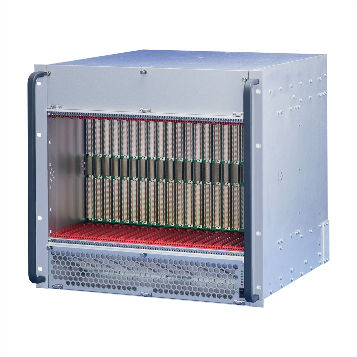 SCHROFF VME64x System, 10 U, 21 Slot, 2 Open Frame PSUs