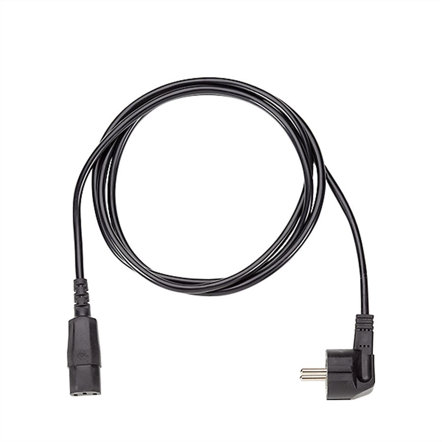 BACHMANN Stroomkabel H05VV-F 3G0,75mm², 2,0 m zwart C13/CEE7/7