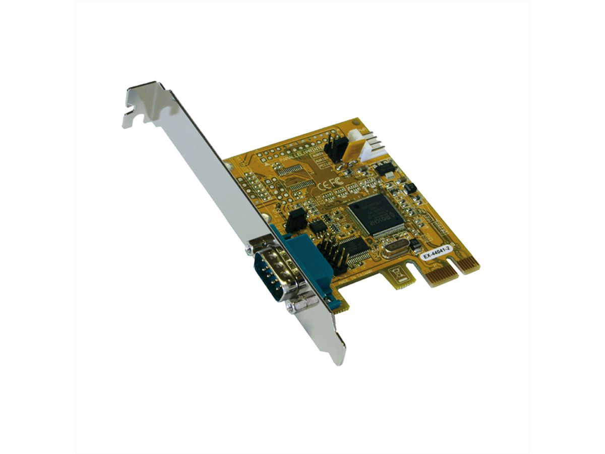 EXSYS EX-44041-2 PCI Express x1 kaart 1x serieel RS-232