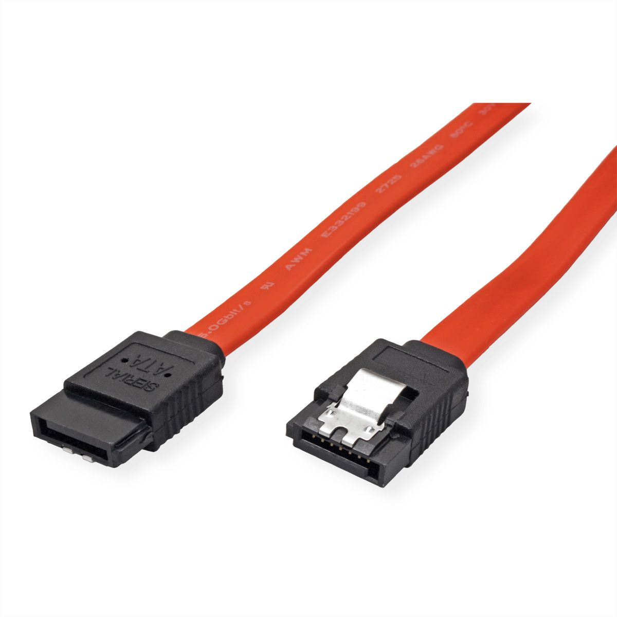 VALUE Internal SATA 6.0 Gbit/s Cable, with Latch, 0.5 m