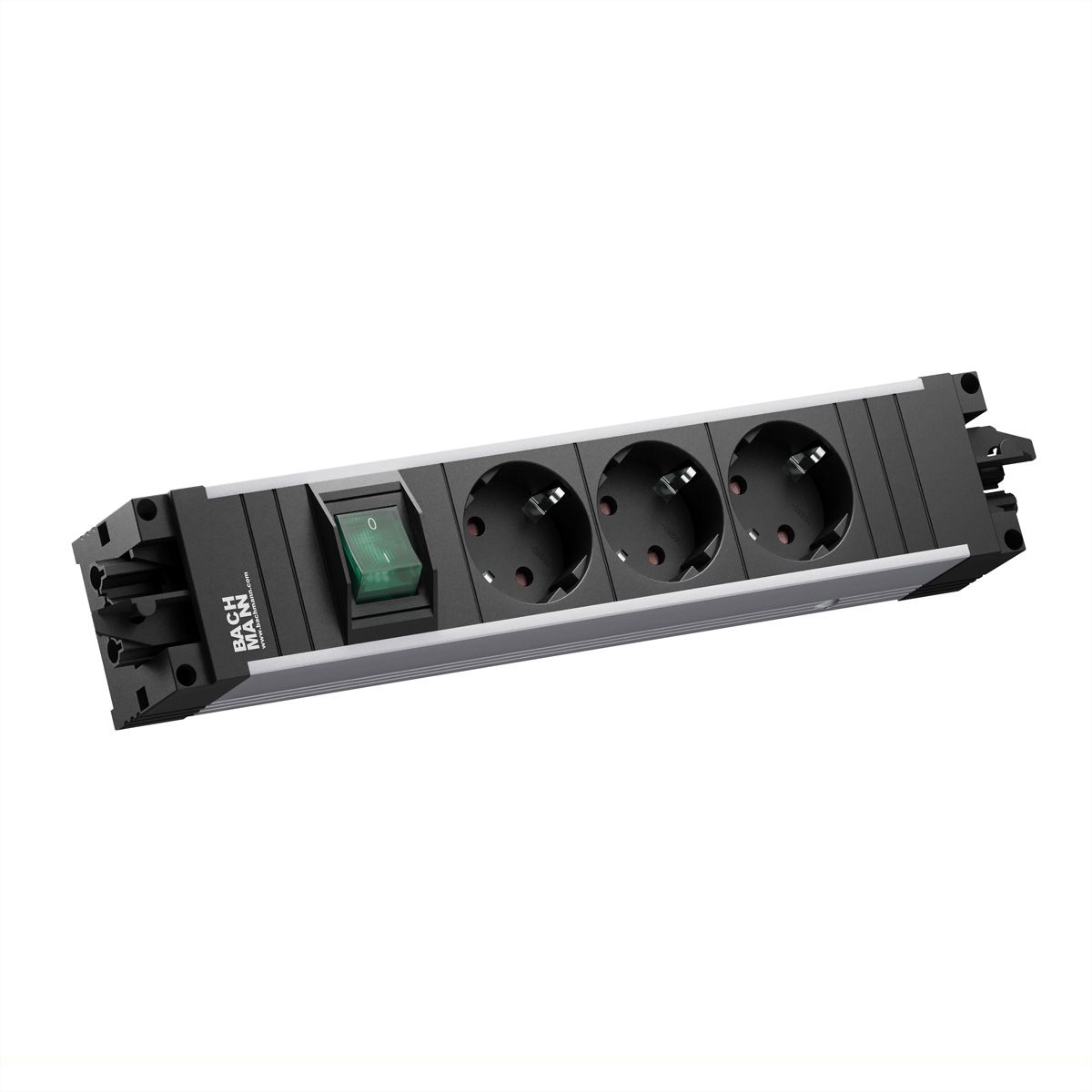 BACHMANN STEP ALU 3xCEE7/3 1xSchakelaar GST18