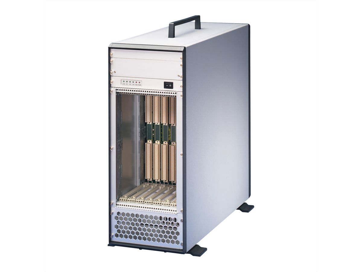 SCHROFF VME64x-systeem, Tower, 4 HE, open frame voeding
