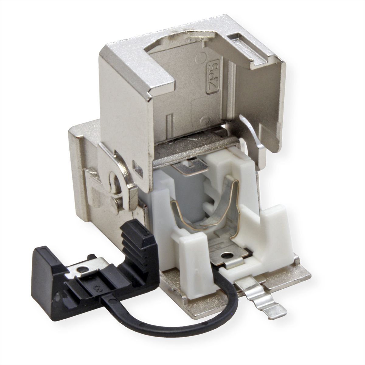 METZ CONNECT C6A Module Cat.6A (klasse EA), 180°, kabelmontage zonder gereedschap