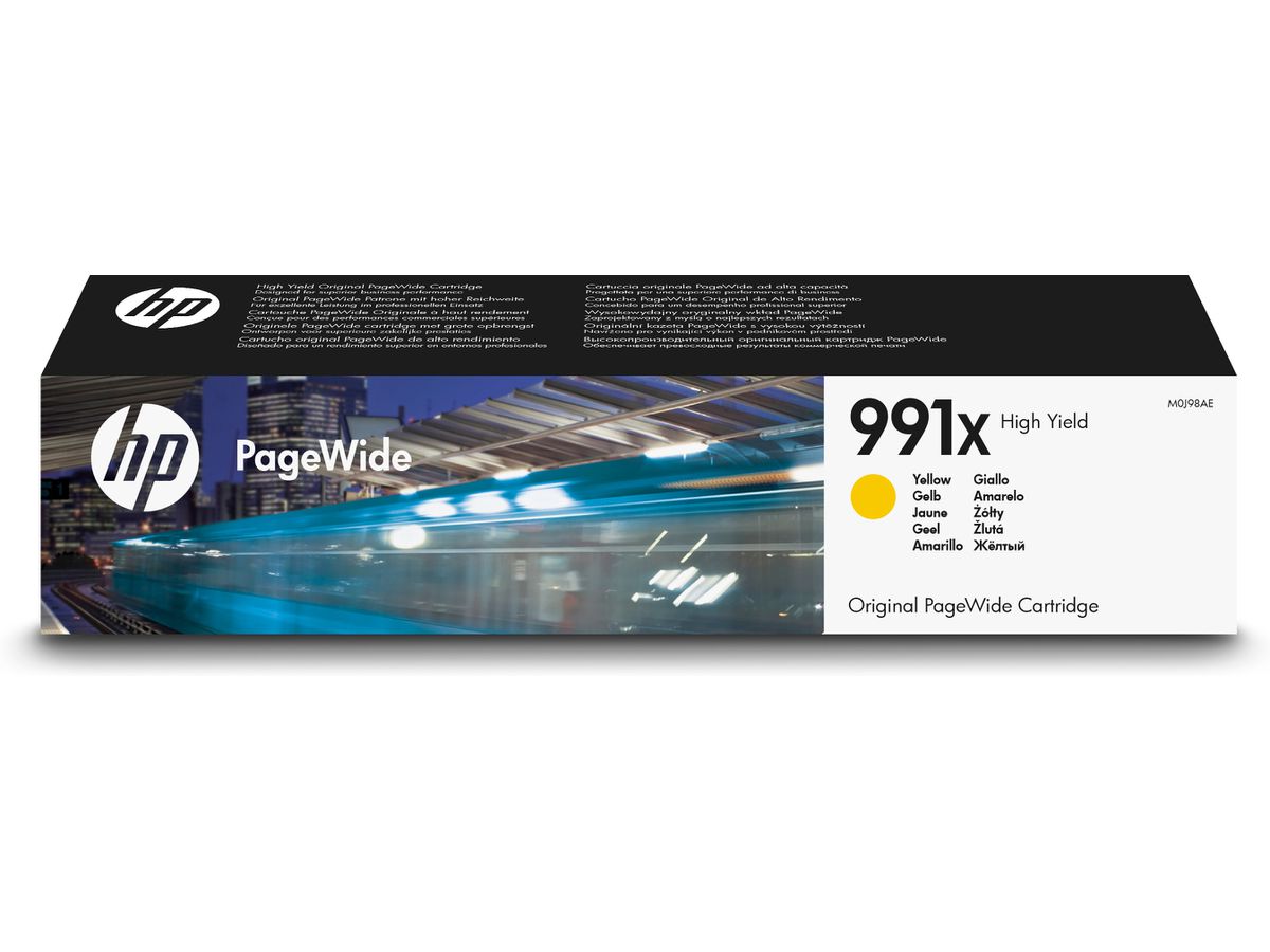 HP Originele 991X gele high-capacity PageWide cartridge