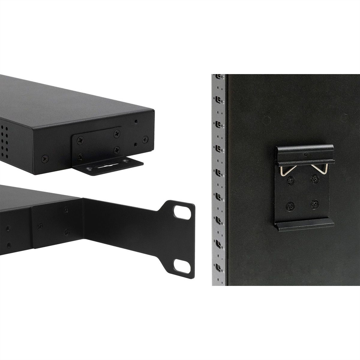 EXSYS EX-12276HMS 16-Port USB 3.2 Gen 2x1 Metal HUB, 15KV ESD Protection for Wall and DIN-Rail Mounting