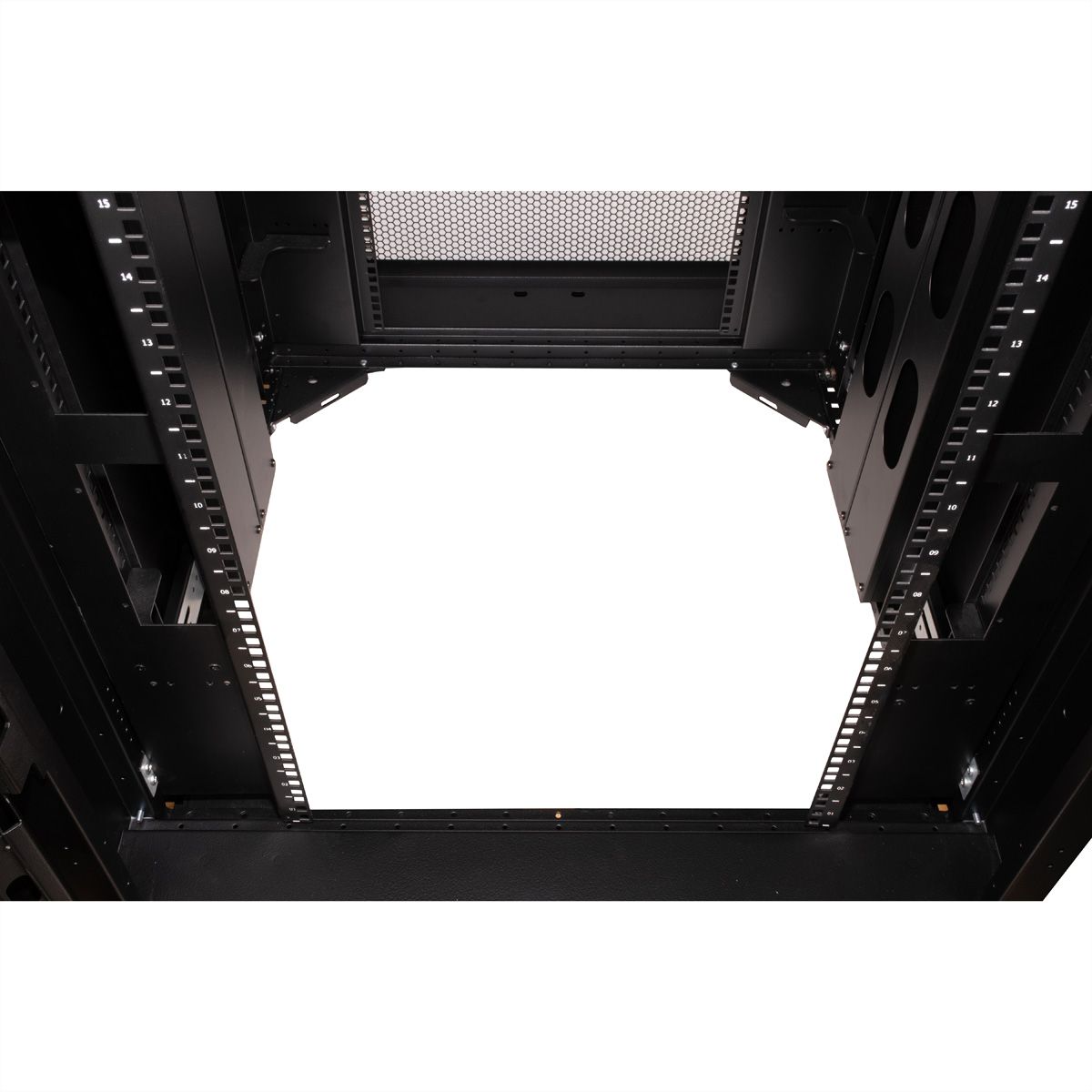 ROLINE colocation-kast 42HE 800x1000 mm, 2 compartimenten, zwart