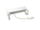 BACHMANN DESK2 ALU WHITE 2xUTE 1xUSB A/C 22W 1xswitch 0.2m