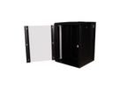 ROLINE 19-inch wandbehuizing Pro 16 U, 600x600 BxD tweedelig draaibaar zwart