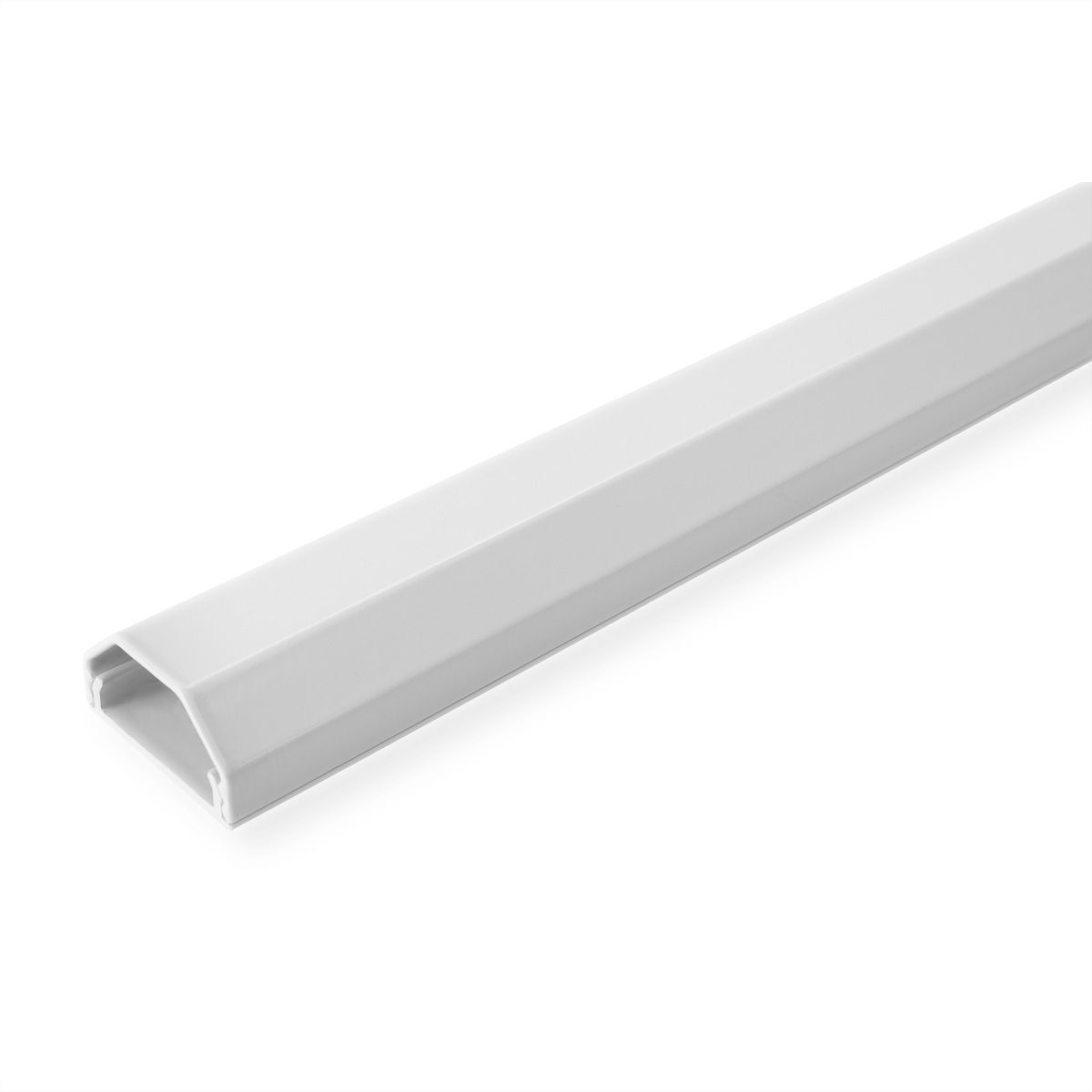 ROLINE Cable Cover, Aluminium, 33x18mm, white, 1.1 m