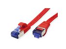 VALUE FTP patchkabel, Cat.6A (Class EA), extra plat, rood, 0,5 m