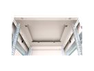 ROLINE 19-inch network cabinet Pro 22 U, 600x800 WxD glass door grey