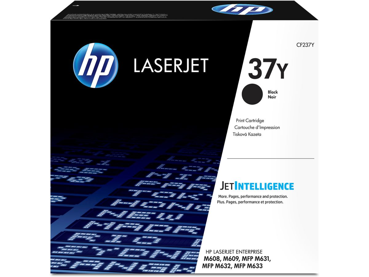 HP 37Y Extra High Yield Black Original LaserJet Toner Cartridge