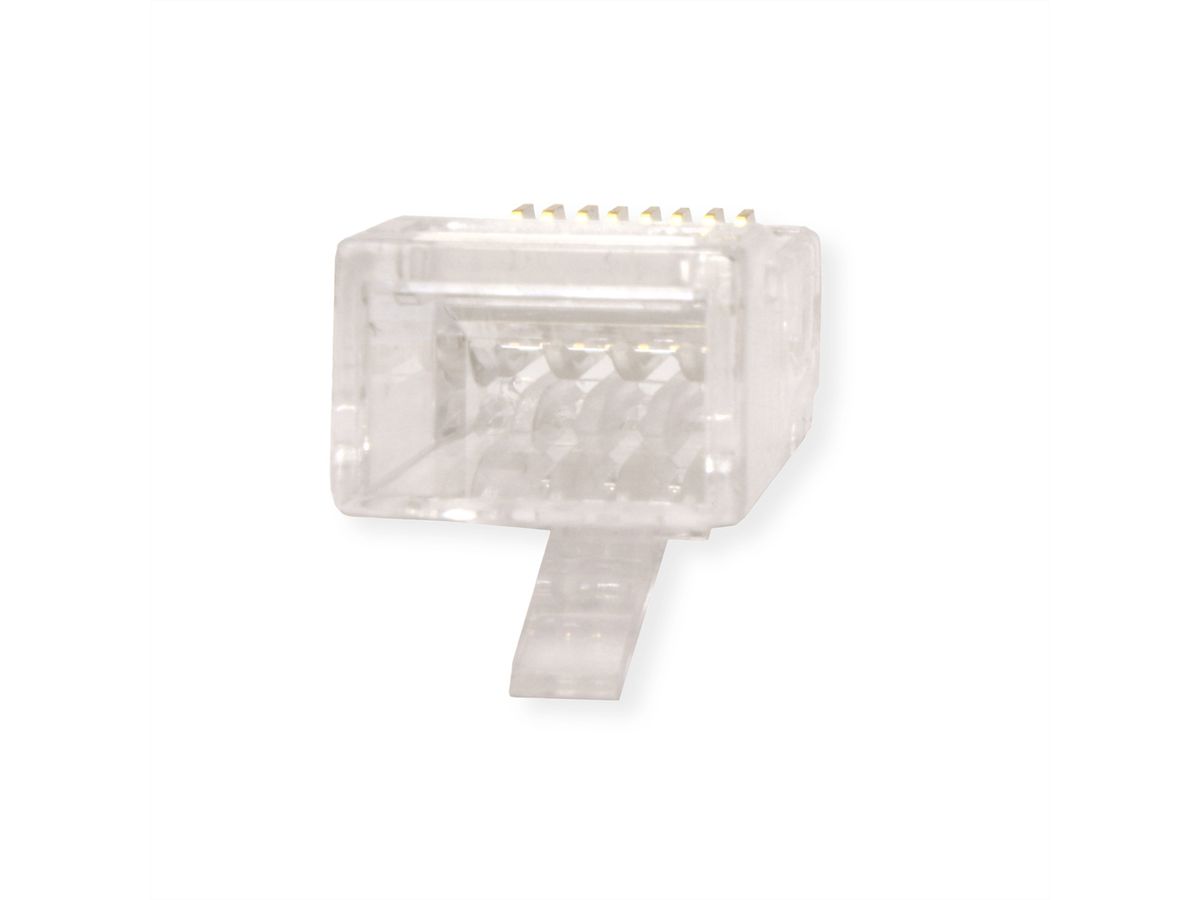 RJ45 Modulaire onafgeschermde Cat.6 (Class E) connector, 10 St.