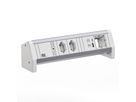 BACHMANN DESK 2xCH T13 1xUSB A/C 22W 1xCM GST18 RAL9010
