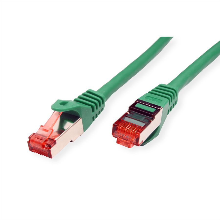 ROLINE patchkabel Cat.6 S/FTP (PiMF), componentniveau, LSOH, groen, 0,3 m