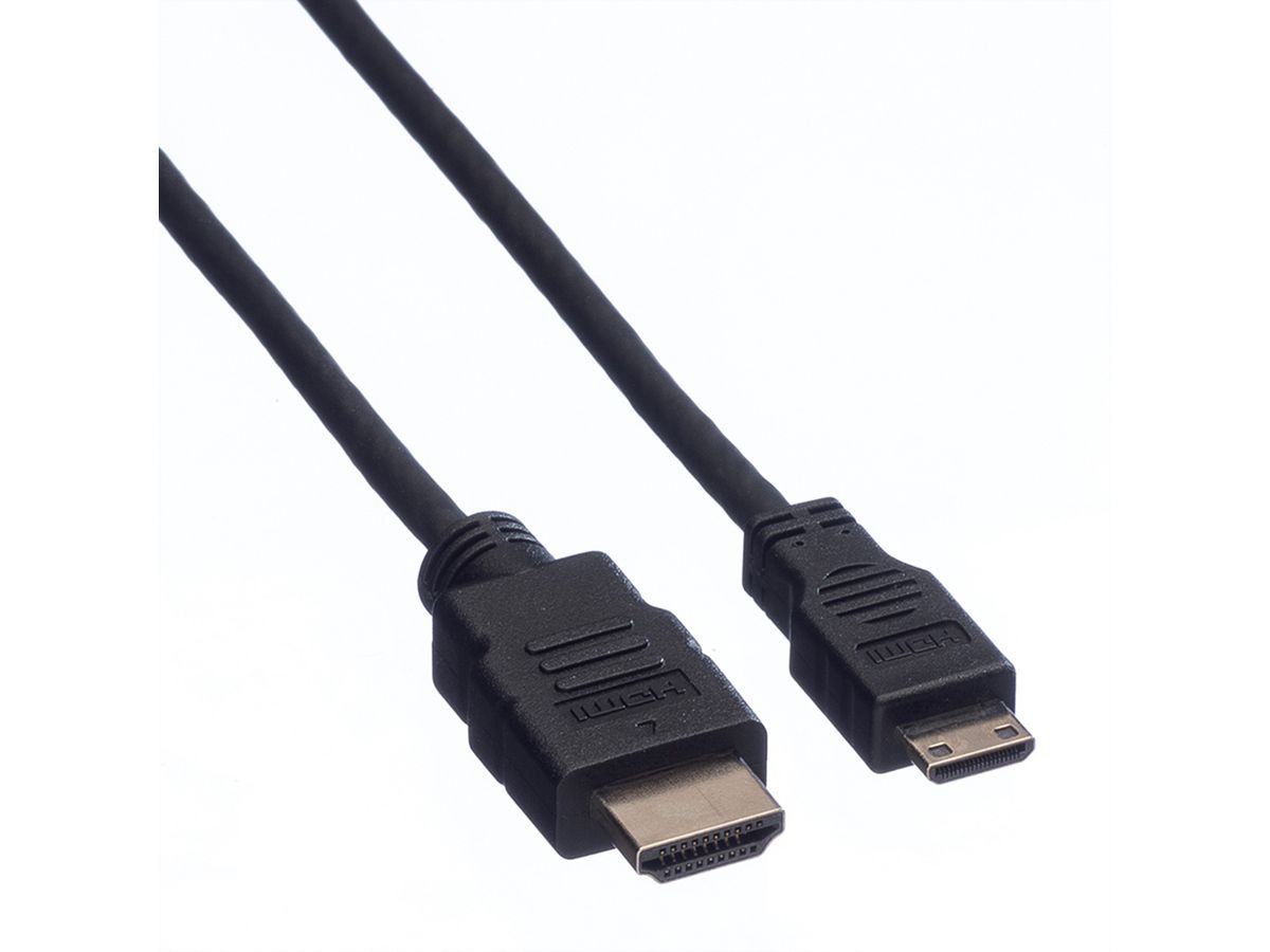 VALUE HDMI High Speed Cable + Ethernet, A - C, M/M, 2 m