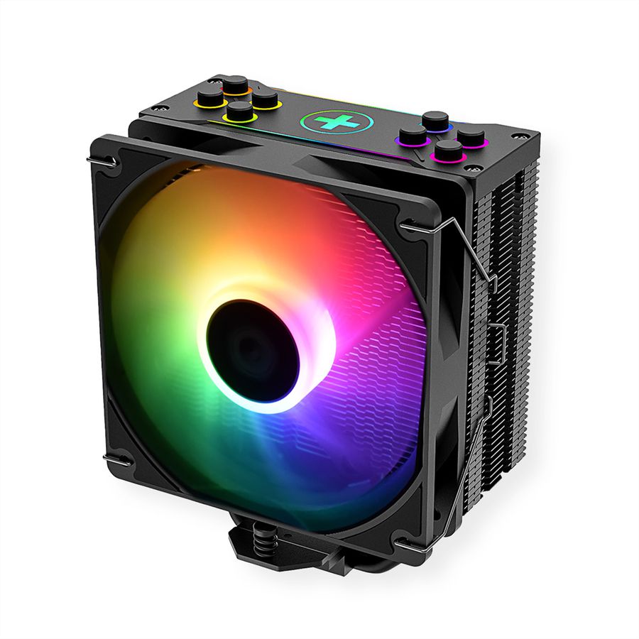 Xilence M704PRO.ARGB AMD and Intel CPU Cooler, 120mm ARGB PWM Fan, 180W TDP