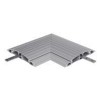 DATAFLEX Addit cable protector, corner-connection 482, silver