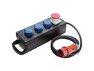 BACHMANN solid rubber distributor 16A 5P IP44, 1x16A 5p400V 3protective contact