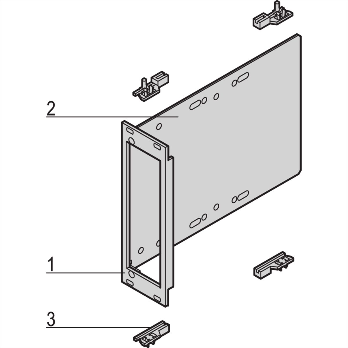 SCHROFF CPCI Module for Drive Unit 1x 3 1/2", 3 U Vertical, With Front Panel