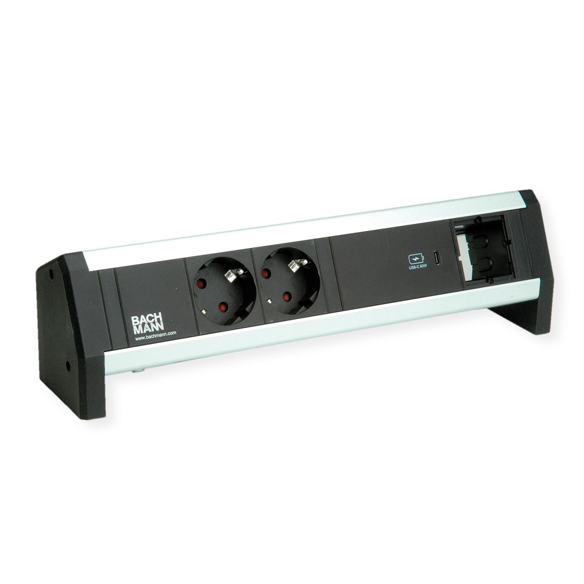 BACHMANN DESK 2xprotective contact USB C, USB Charger 60W 1xABD GST18