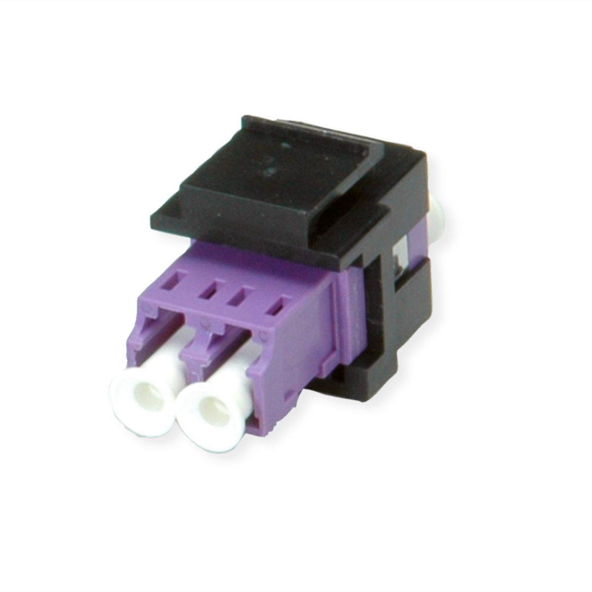 ROLINE Keystone glasvezeladapter LC/LC duplex, multimode, OM4