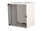 ROLINE 19-inch wandbehuizing Basic 12 U, 540x400 BxD Bouwpakket grijs