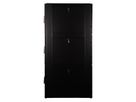 ROLINE colocation-kast 47HE 800x1000 mm, 3 compartimenten, zwart