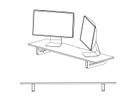 VALUE Height-adjustable Monitor/Laptop Stand, extra-large