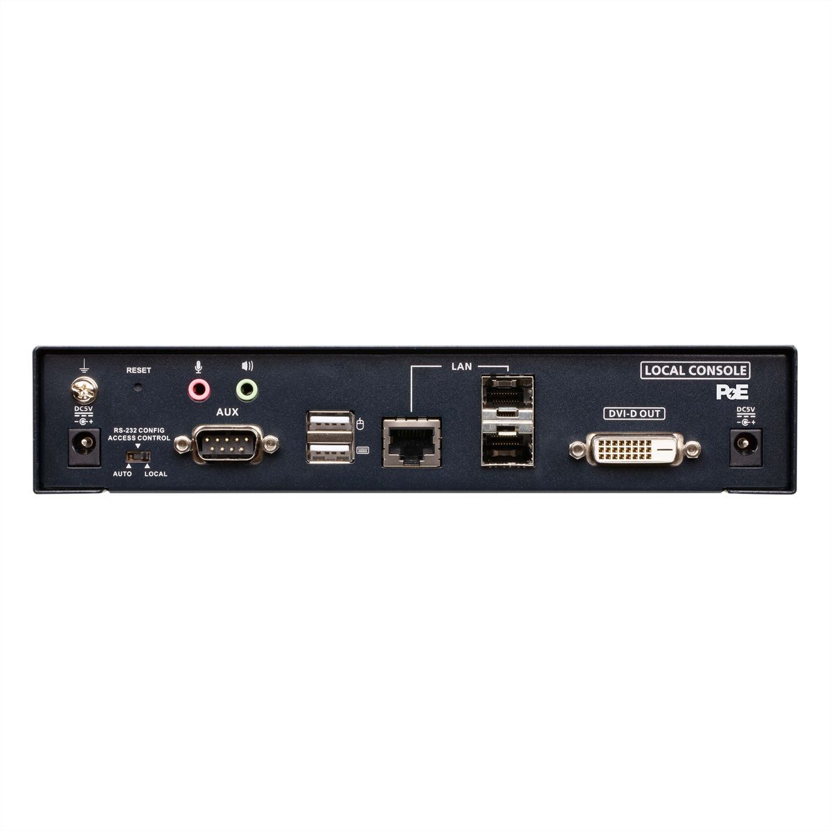 ATEN KE6922T 2K DVI-D Dual Link KVM Over IP Zender met SFP en PoE