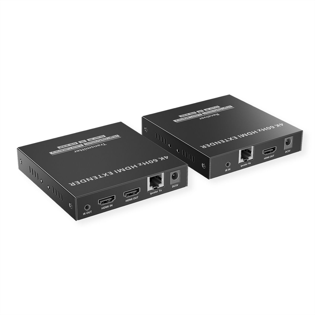 VALUE HDMI Extender, IPCOLOR over IP, 4K60Hz, 120 m - SECOMP