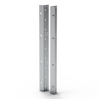 SCHROFF EuropacPRO 19" beugel voor roestvrij stalen pakking, Type F, 9 HE