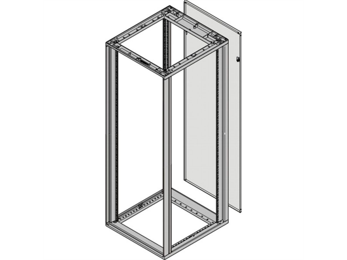 SCHROFF Novastar Rear Panel Full Height, RAL 7021, 16 U 553W