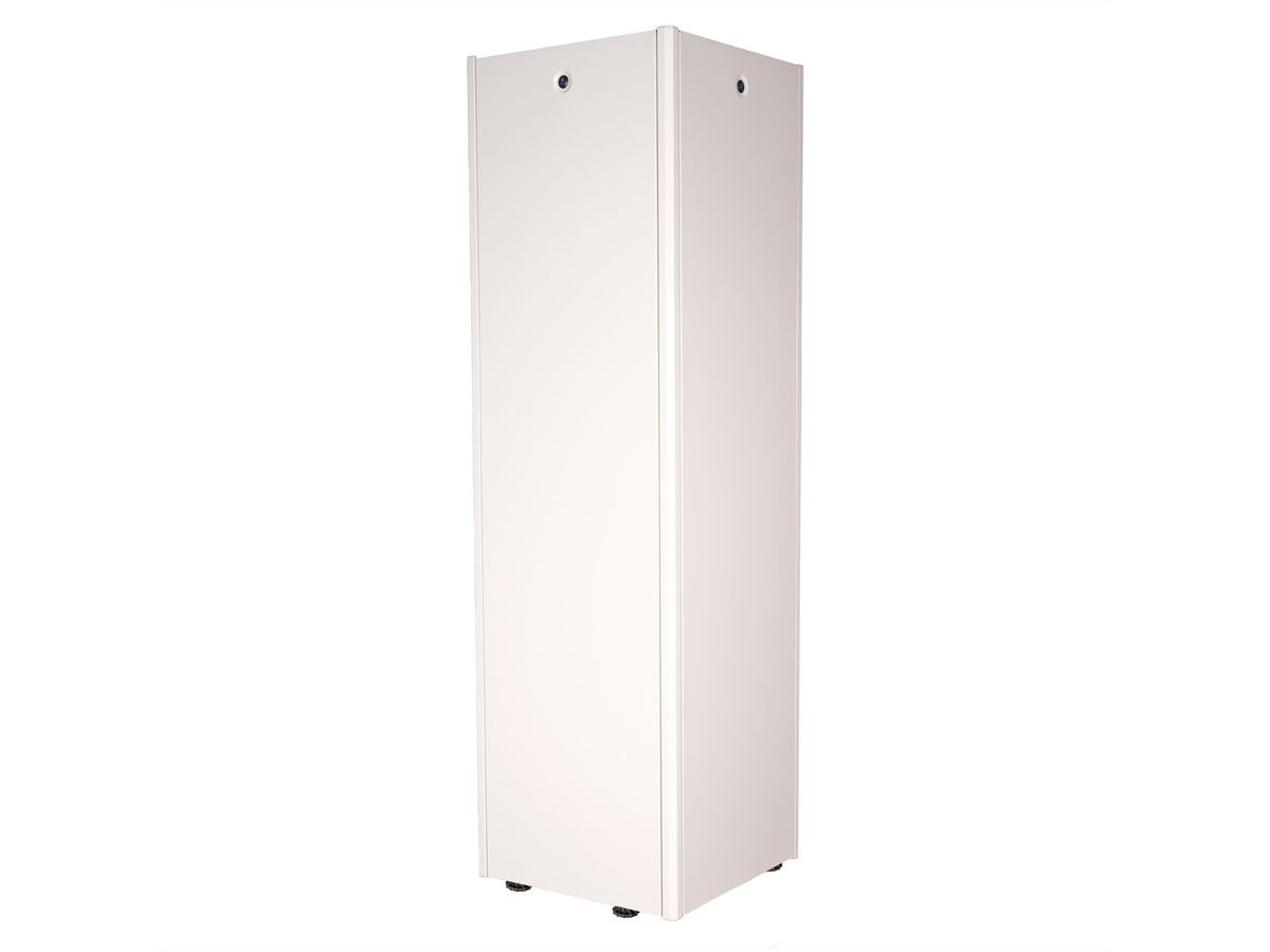 ROLINE 19-inch network cabinet Basic 42 U, 600x600 WxD glass door grey