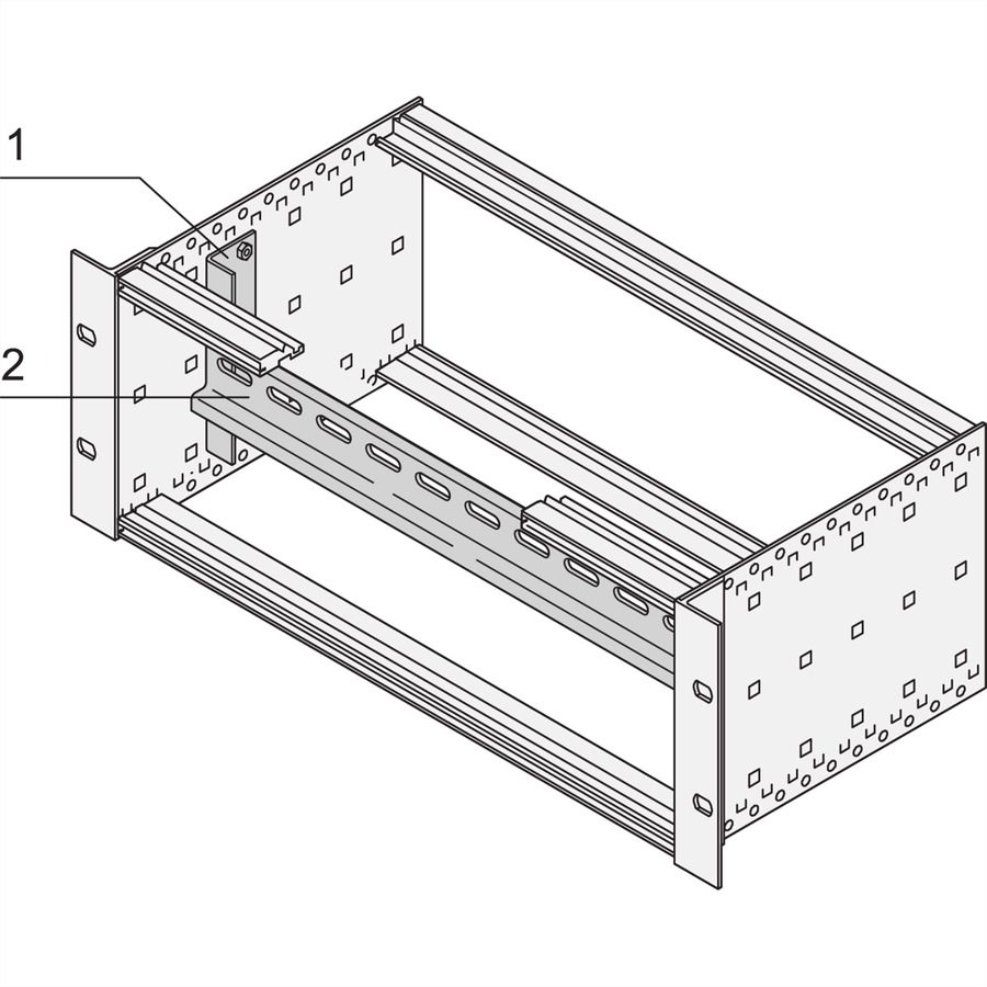 SCHROFF EuropacPRO Support Rail to DIN 43880 and DIN 60715
