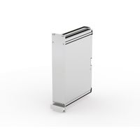 SCHROFF insteekmodule met frame PRO, gladde afdekking, 1 connector, 6 HE, 10 HE, 167 mm