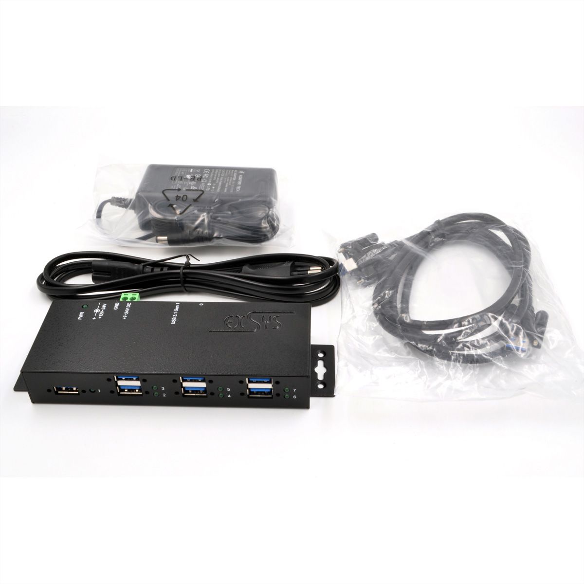 EXSYS EX-1189HMVS-3 7 Port USB 3.2 Gen1 HUB