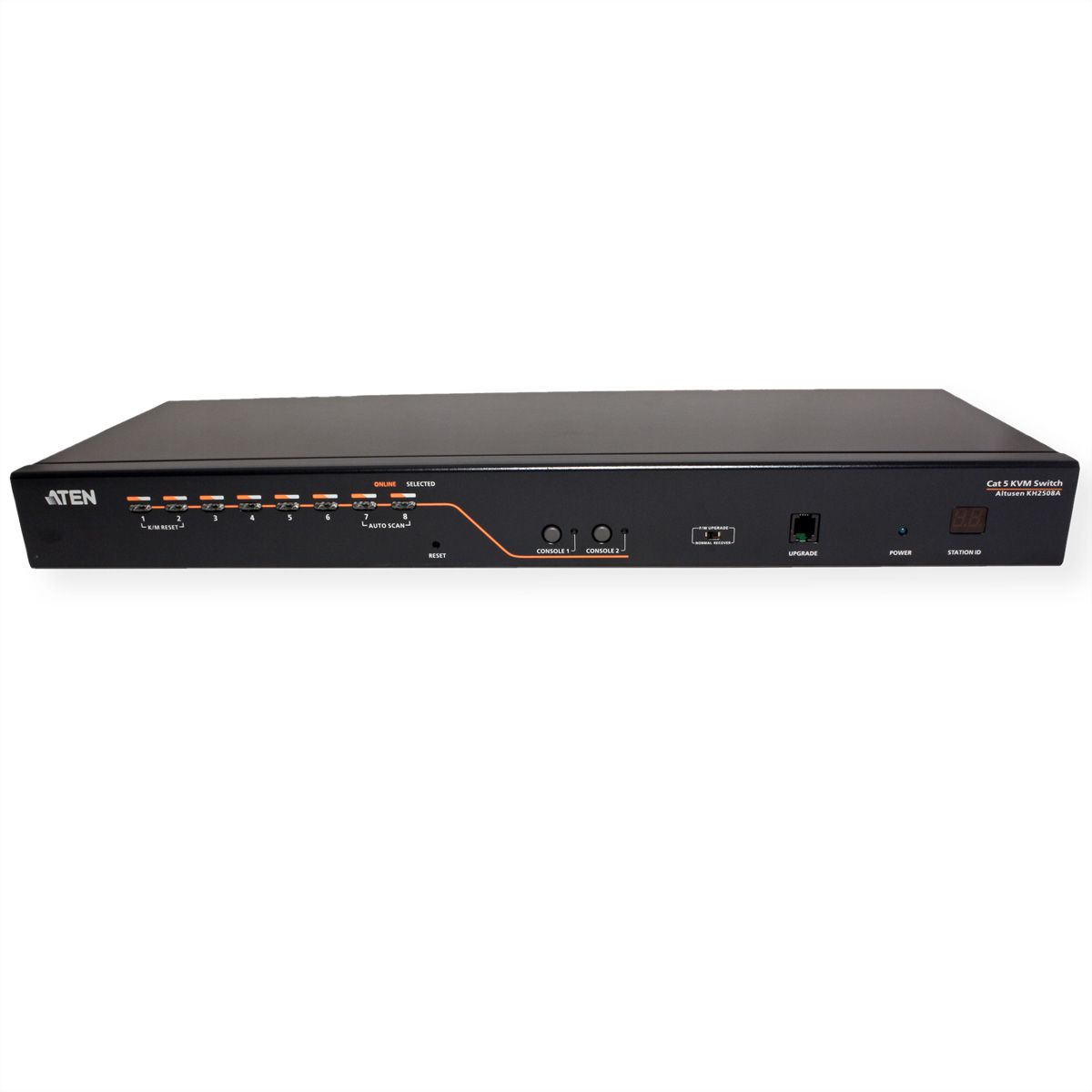 ATEN KH2508A 2-Konsole 8-Port Multi-Interface (DisplayPort, HDMI, DVI, VGA) Cat 5 KVM Switch