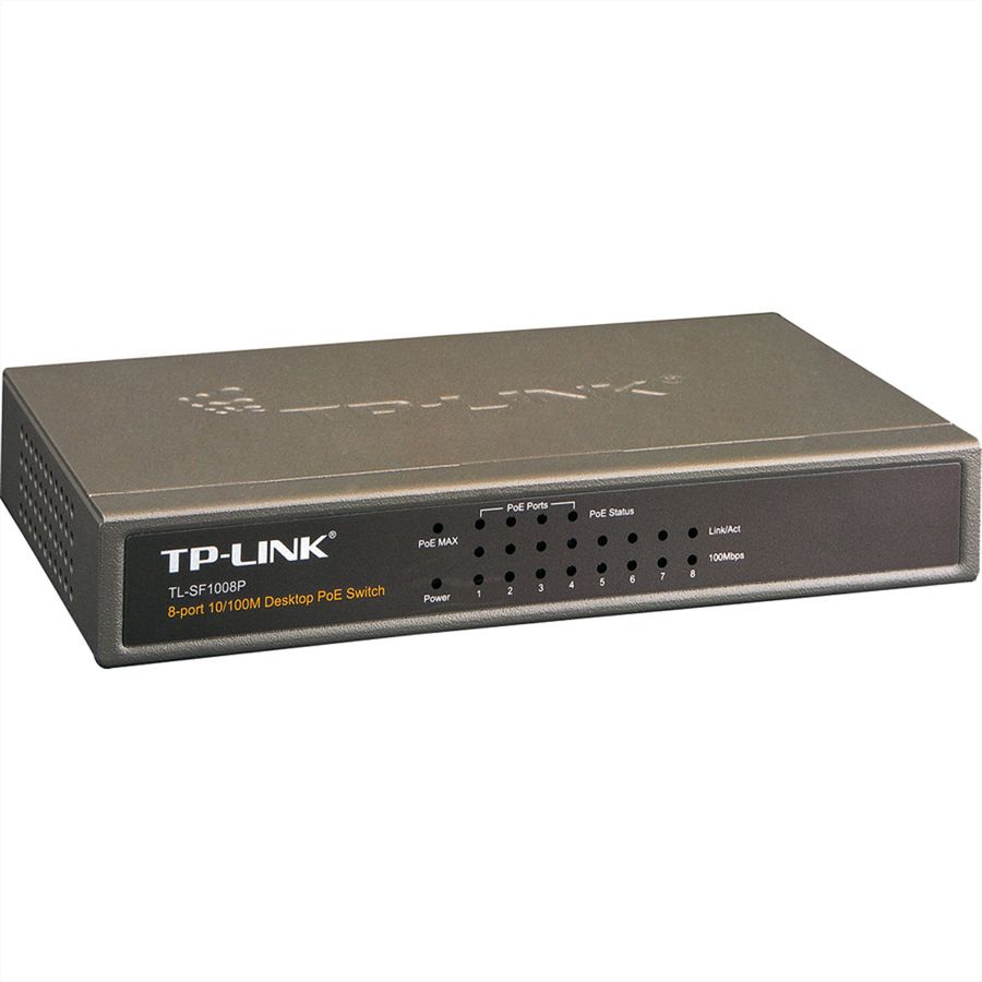 TP-LINK TL-SF1008P 8-poorts 10/100 PoE-switch (4 poorten met PoE)