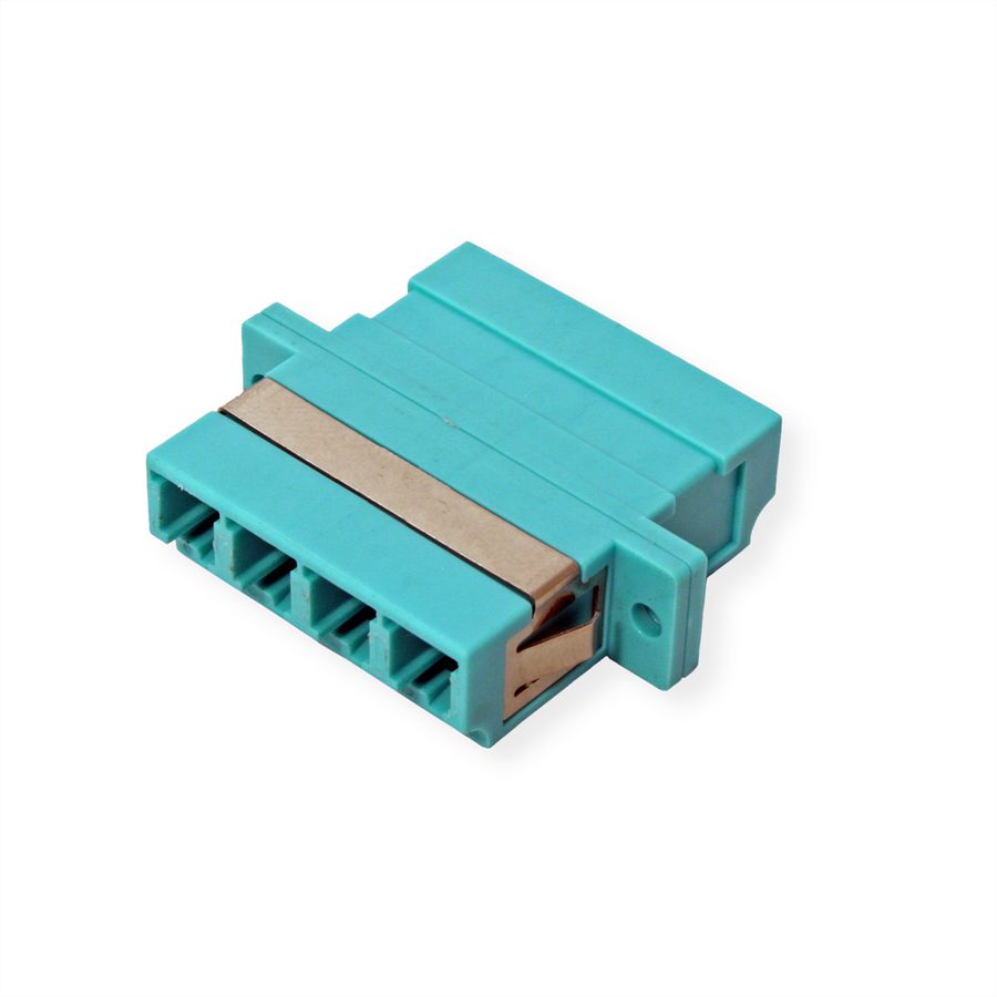VALUE  Fibre Optic Adapter LC quadruple, OM3, PB