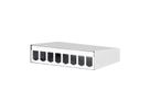 METZ CONNECT module opbouwbehuizing 8-poorts zuiver wit RAL9010