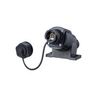 METZ CONNECT E-DAT Industrie IP67 V1 AP + RJ45-veldaansluitelement Cat.6 Klasse EA , T568A