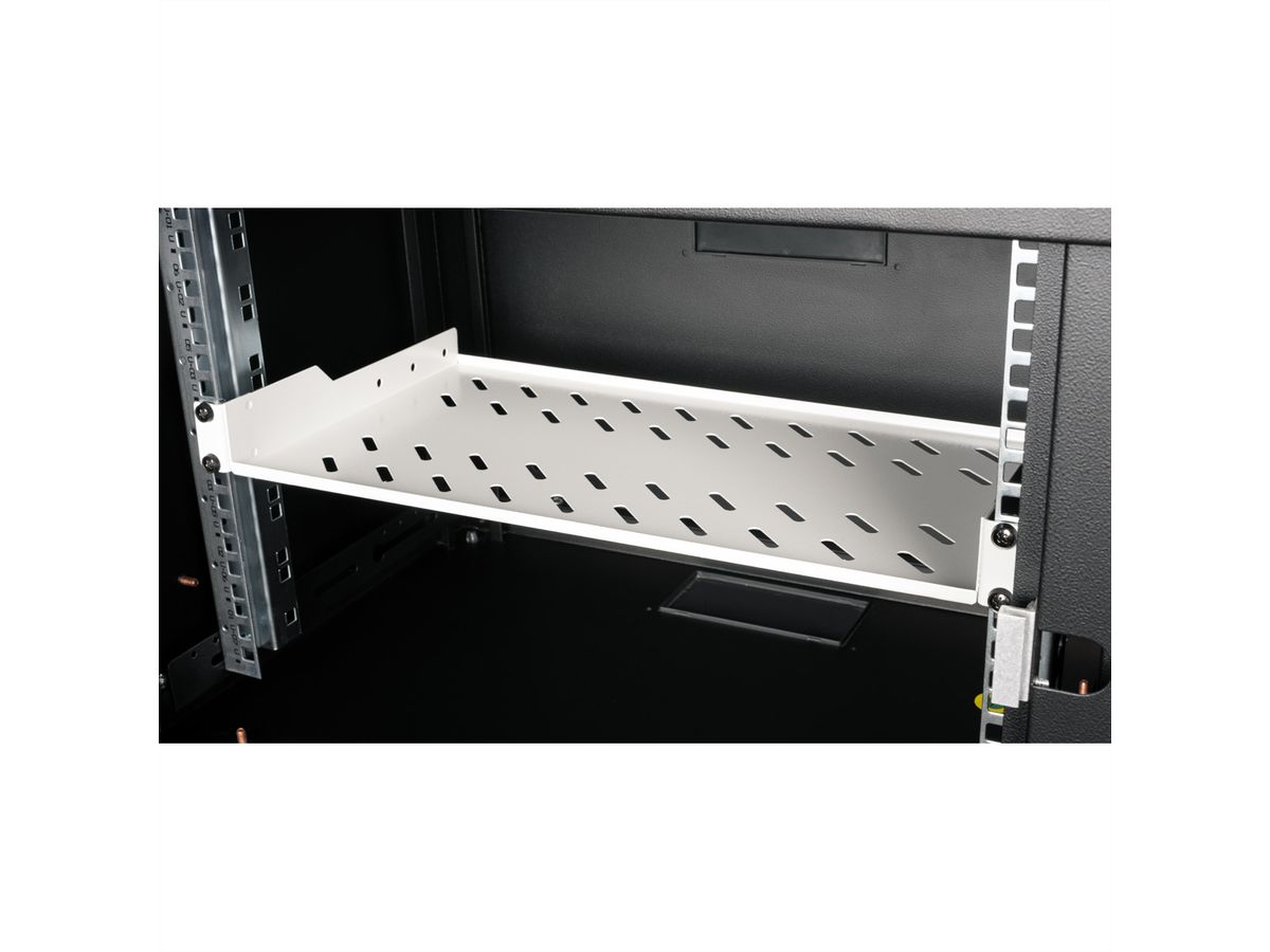 ROLINE 19-inch shelf 1 U, 250 T 15 kg grey