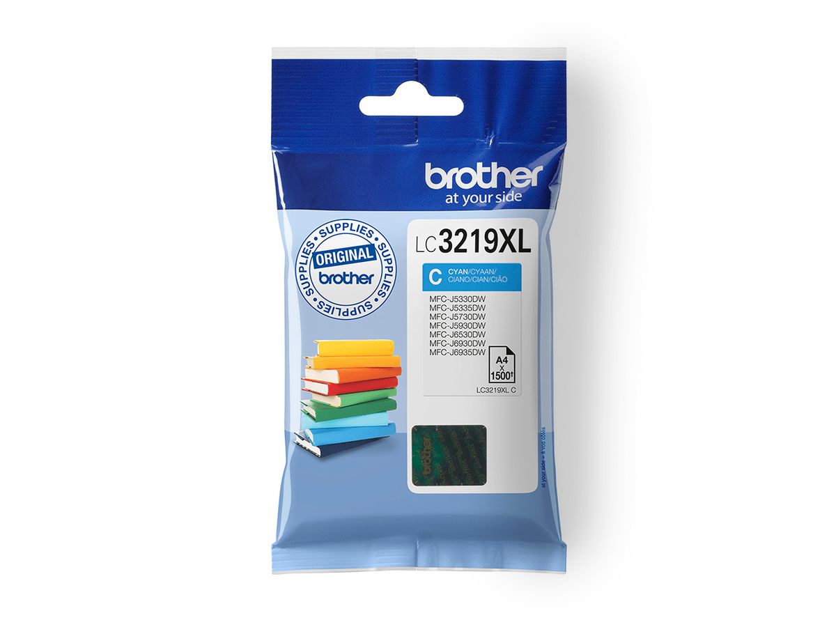 Brother LC3219XLC inktcartridge 1 stuk(s) Origineel Cyaan