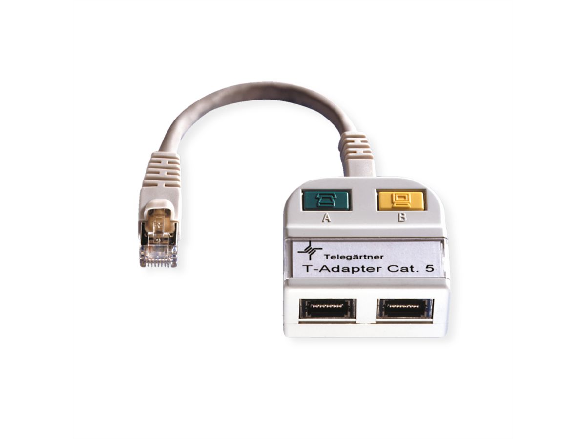 TELEGÄRTNER T-Adapter, Uitgang op 10Base-T/ISDN