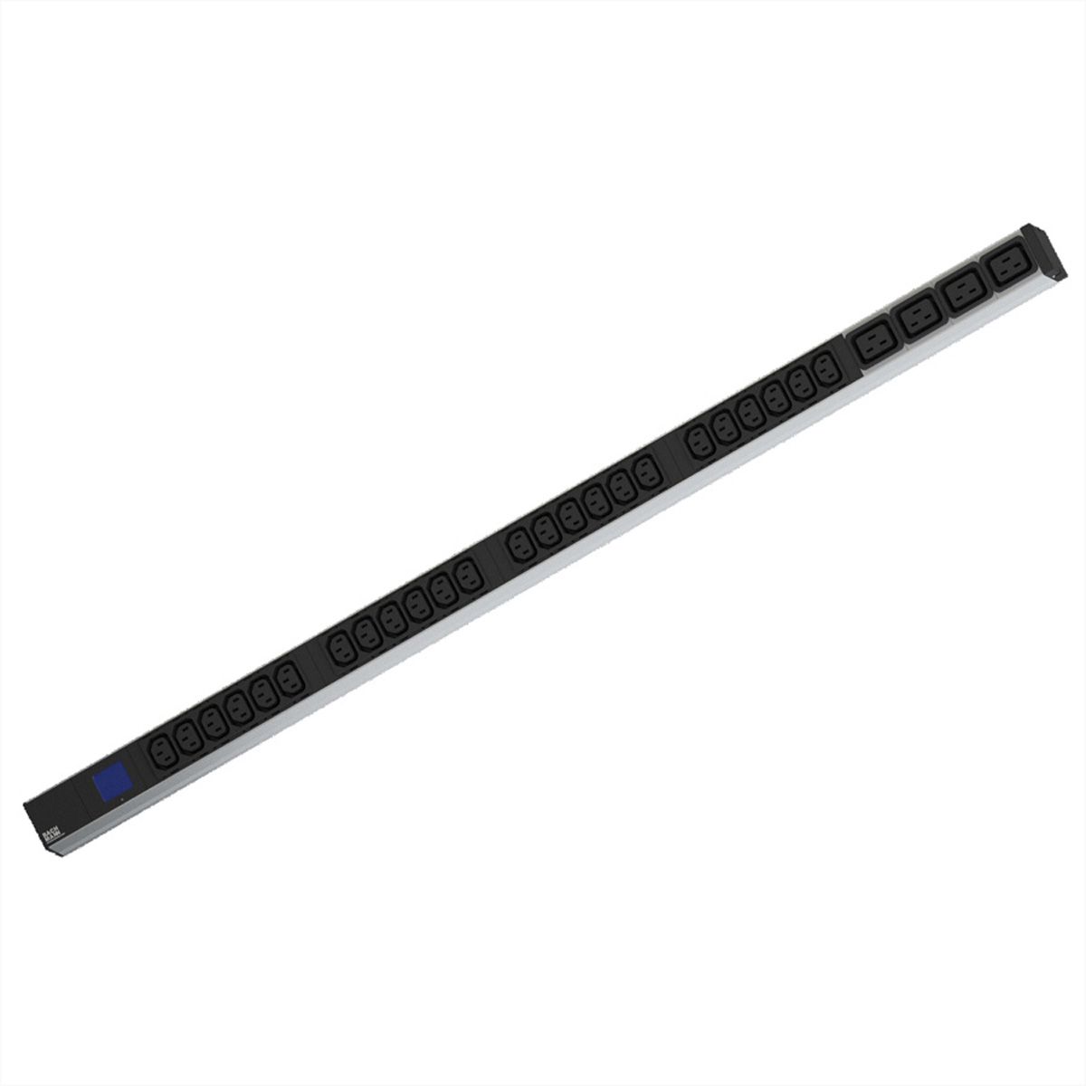 BACHMANN BN0500 19" PDU 1HE 24xC13 4xC19, vermogensmeting, aansluiting CEE 16, blauw