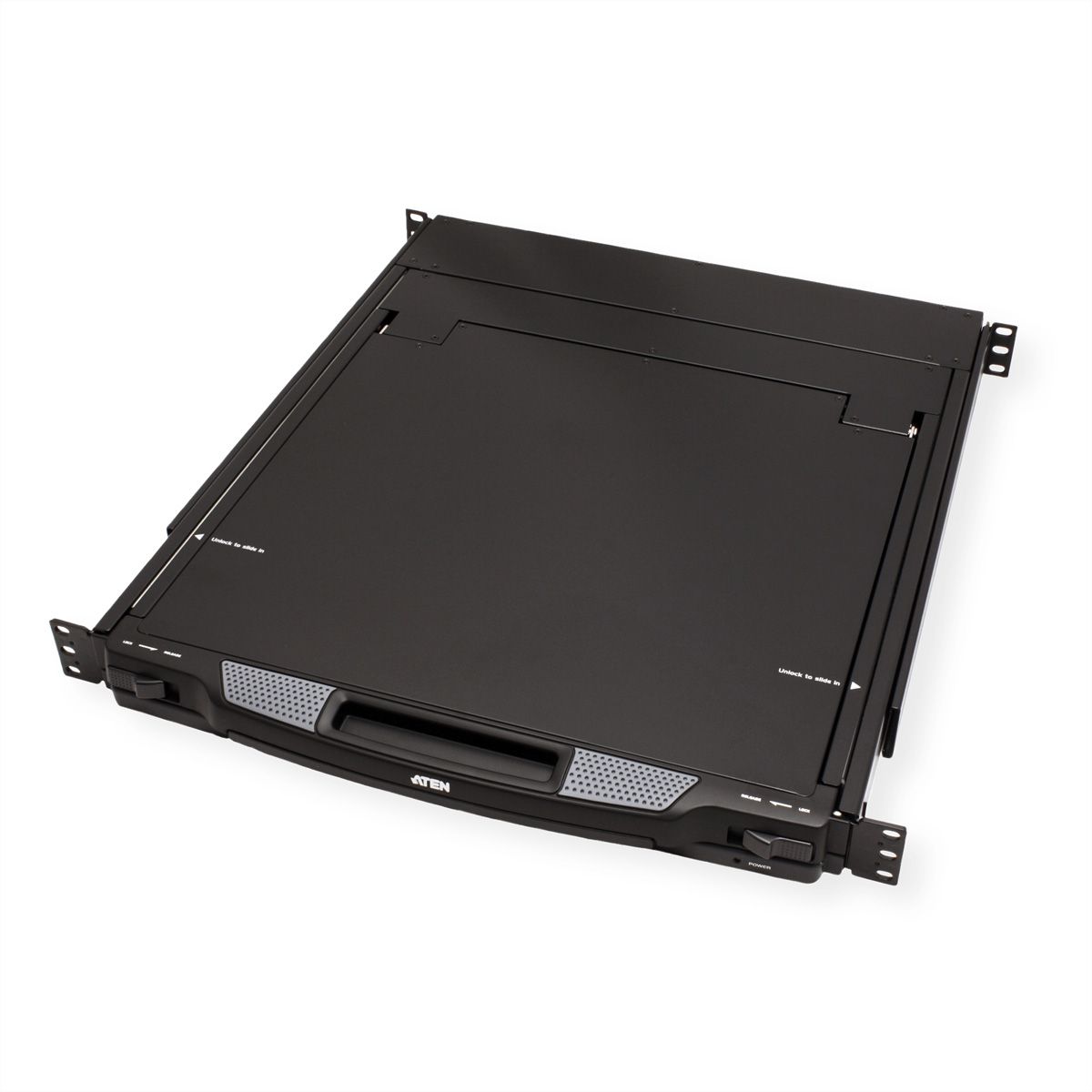 ATEN CL1000M KVM-Console, 43cm LCD, VGA, PS/2, UK-Layout